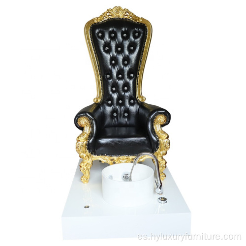 juego de sillas de pedicura spa silla de trono de pedicura de uñas